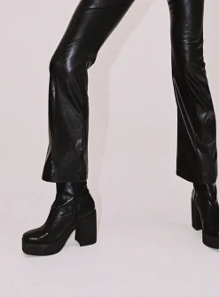 Princess Polly Stillwater Platform Boots  Black Shop