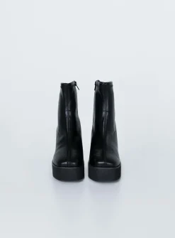 Princess Polly Stillwater Platform Boots  Black Shop