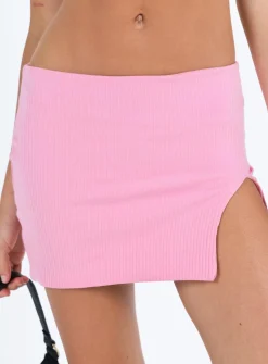 Princess Polly Strand Mini Skirt  Pink Cheap