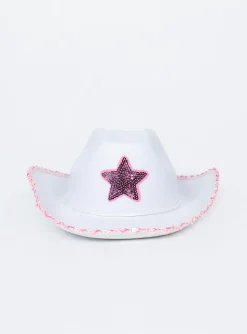 Princess Polly Stunner Cowboy Hat  White Online