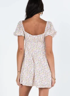 Princess Polly Sudarso Mini Dress  Yellow Floral Fashion