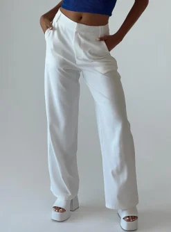 Princess Polly Sultan Pants  White Discount