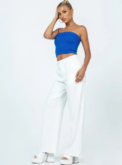Princess Polly Sultan Pants  White Discount