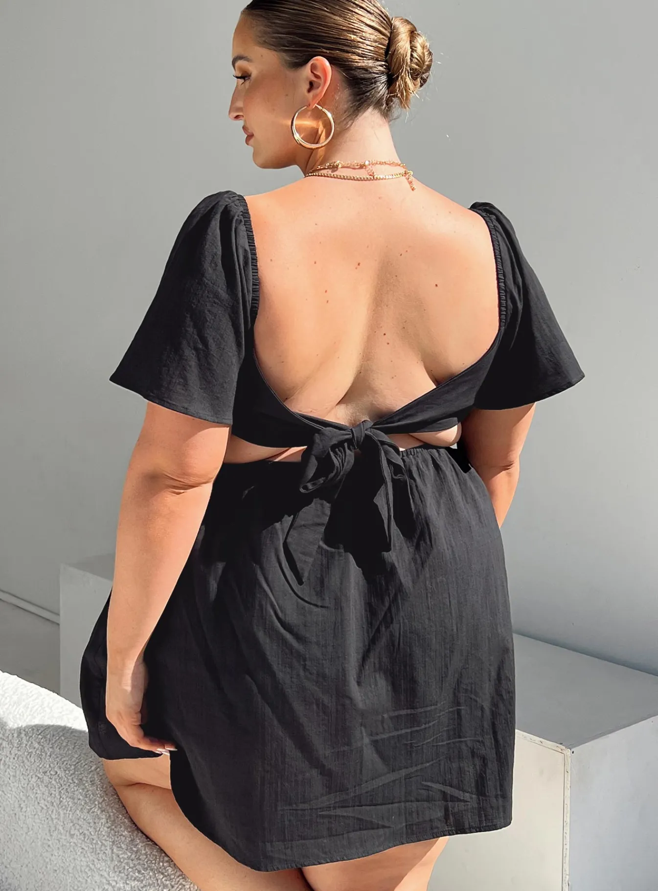 Princess Polly Summer Nights Mini Dresscurve Black Online