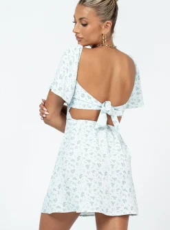 Princess Polly Summer Nights Mini Dressfloral Blue Store