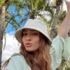 Princess Polly Summer Salt Terry Bucket Hat  Cream Clearance