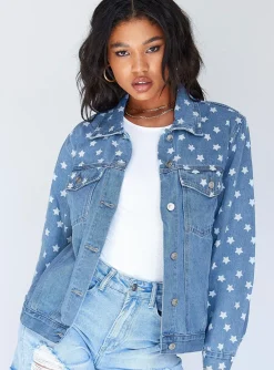 Princess Polly Superstarjacket   Denim Clearance
