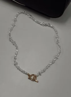 Princess Polly Sutter Pearl Necklace  White Best