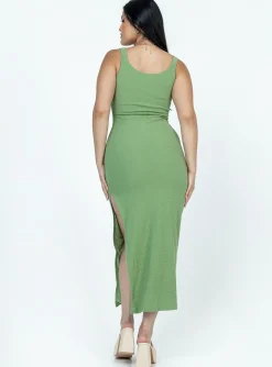 Princess Polly Suzie Maxi Dress  Green Cheap