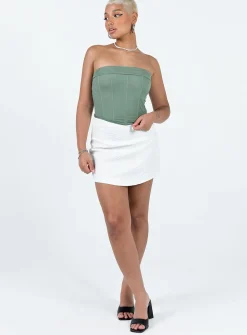 Princess Polly Swans Corset Mint Green Cheap