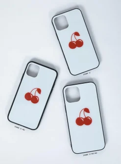 Princess Polly Sweet Cherry Iphone Case   White / Red Discount