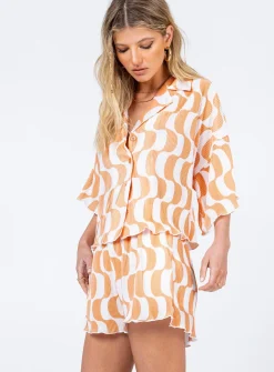 Princess Polly Swiper Set  Orange Cheap