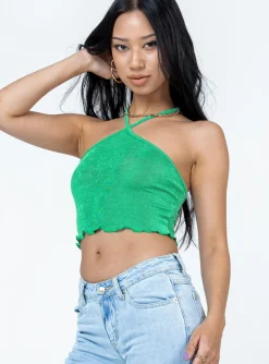 Princess Polly Sylvester Top  Green Best