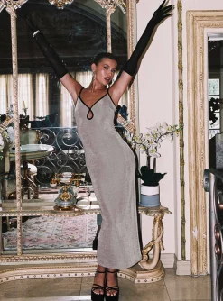 Princess Polly Tahlia Maxi Dress  Champagne Hot