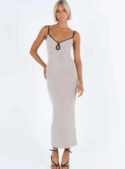 Princess Polly Tahlia Maxi Dress  Champagne Hot