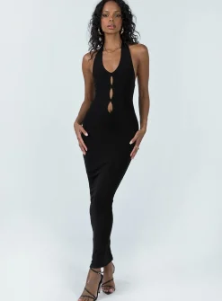 Princess Polly Tahni Maxi Dress  Black Best Sale