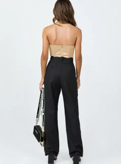 Princess Polly Tahnie Pants  Black Best Sale
