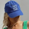 Princess Polly Take It Easy Dad Cap  Blue Flash Sale