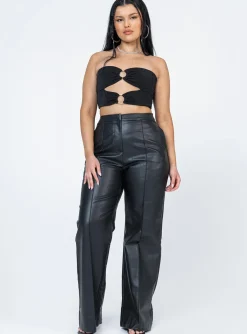 Princess Polly Takeover Top  Black Store
