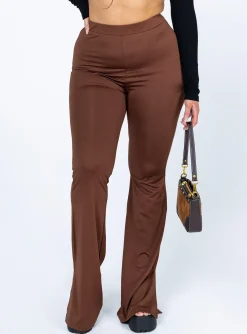 Princess Polly Tala Pants  Brown Sale