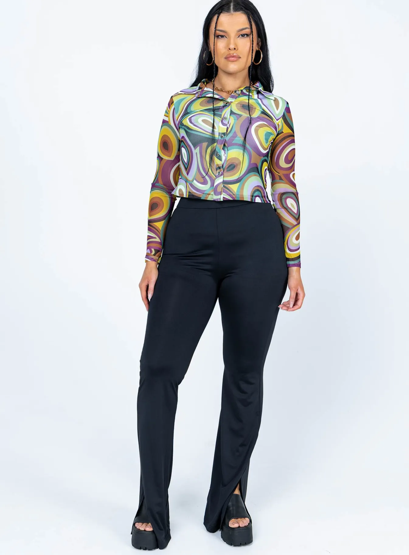 Princess Polly Tala Pants Black Shop