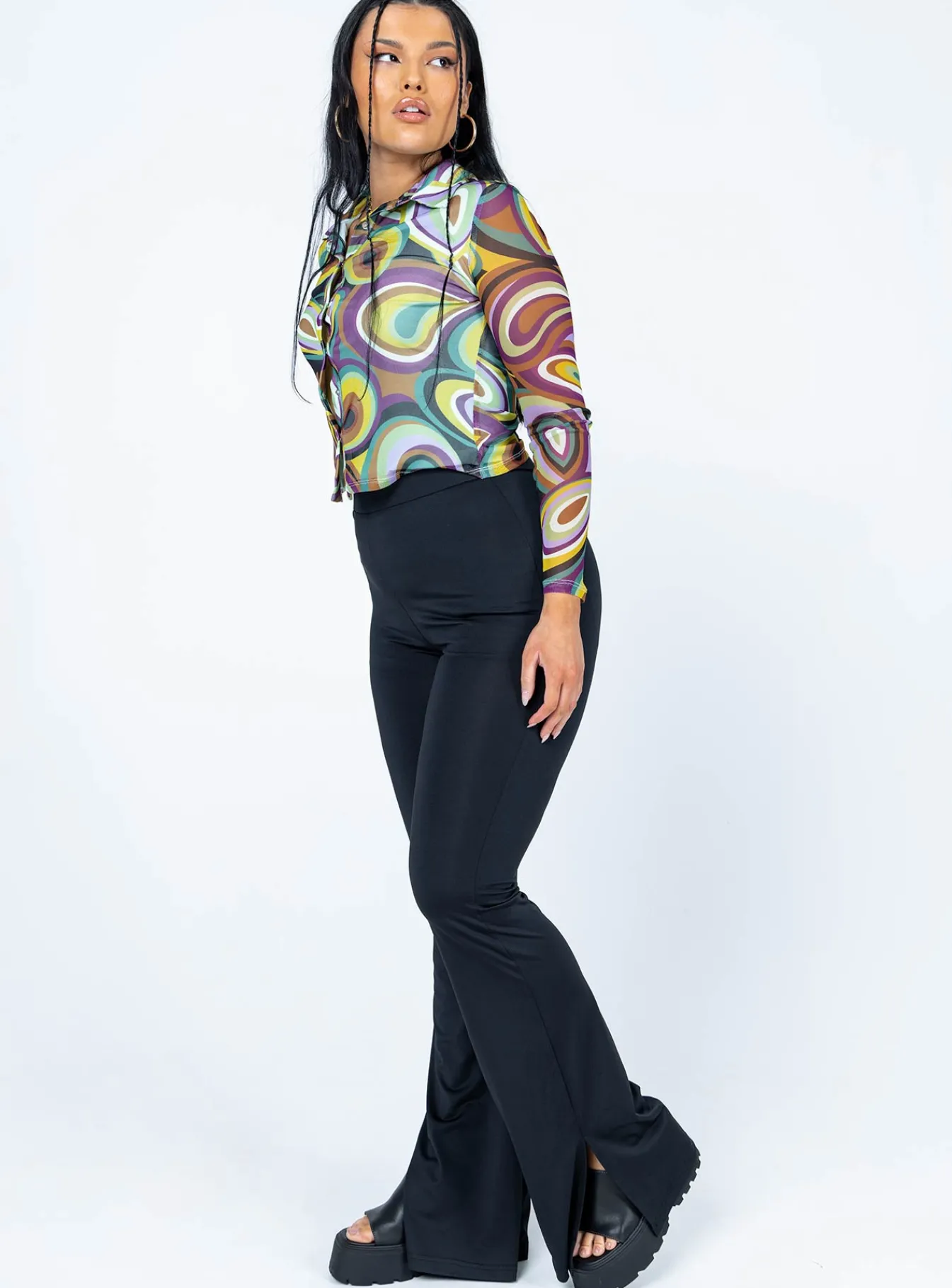 Princess Polly Tala Pants Black Shop