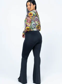 Princess Polly Tala Pants Black Shop
