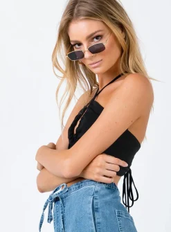 Princess Polly Tali Top Black Online