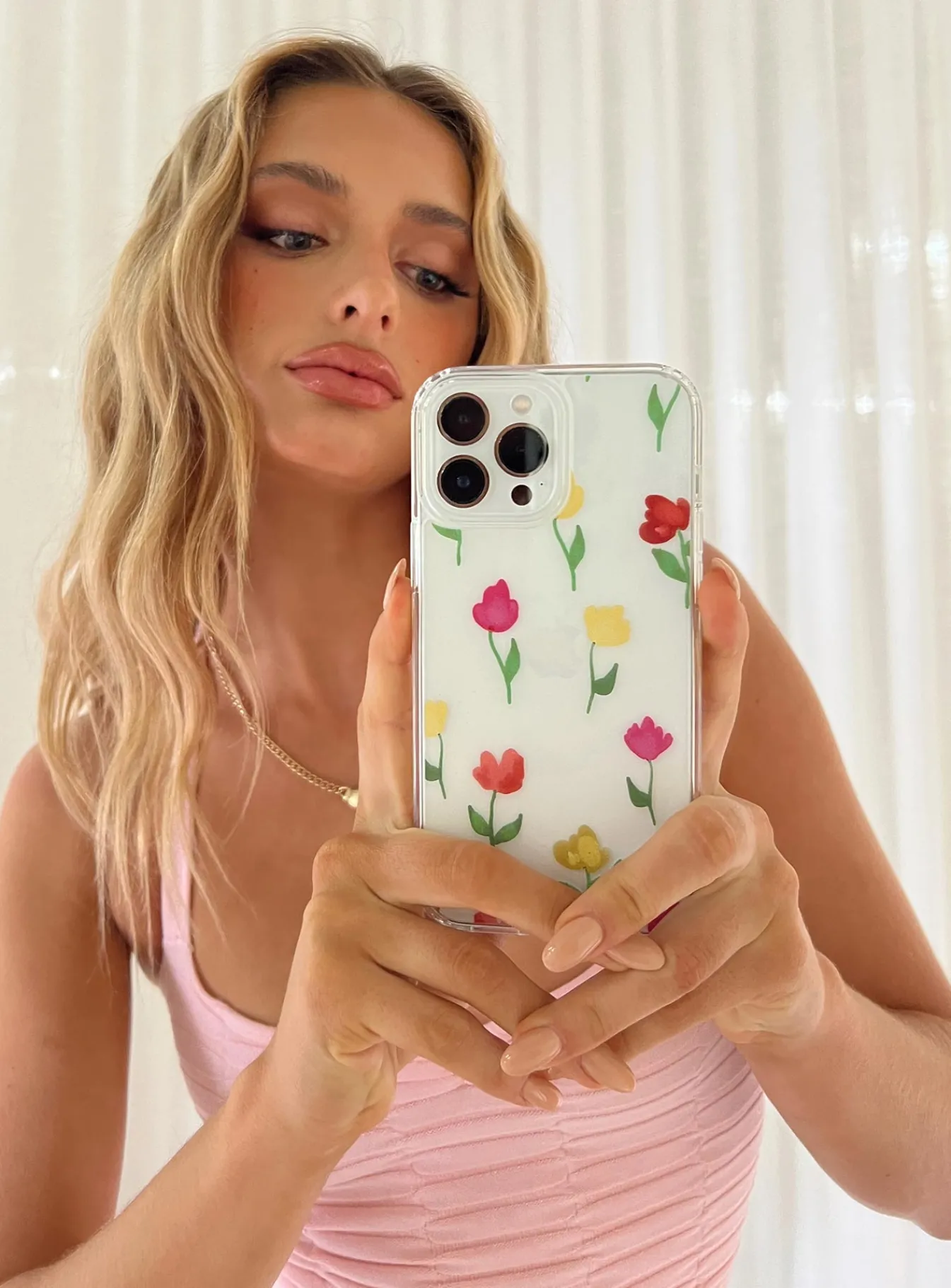 Princess Polly Tallow Tulip Iphone Case Multi New