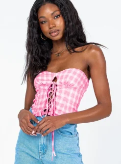 Princess Polly Tamari Top  Pink Shop