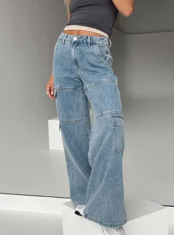 Princess Polly Tamba Cargo Jeans  Denim Best