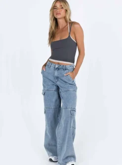 Princess Polly Tamba Cargo Jeans  Denim Best