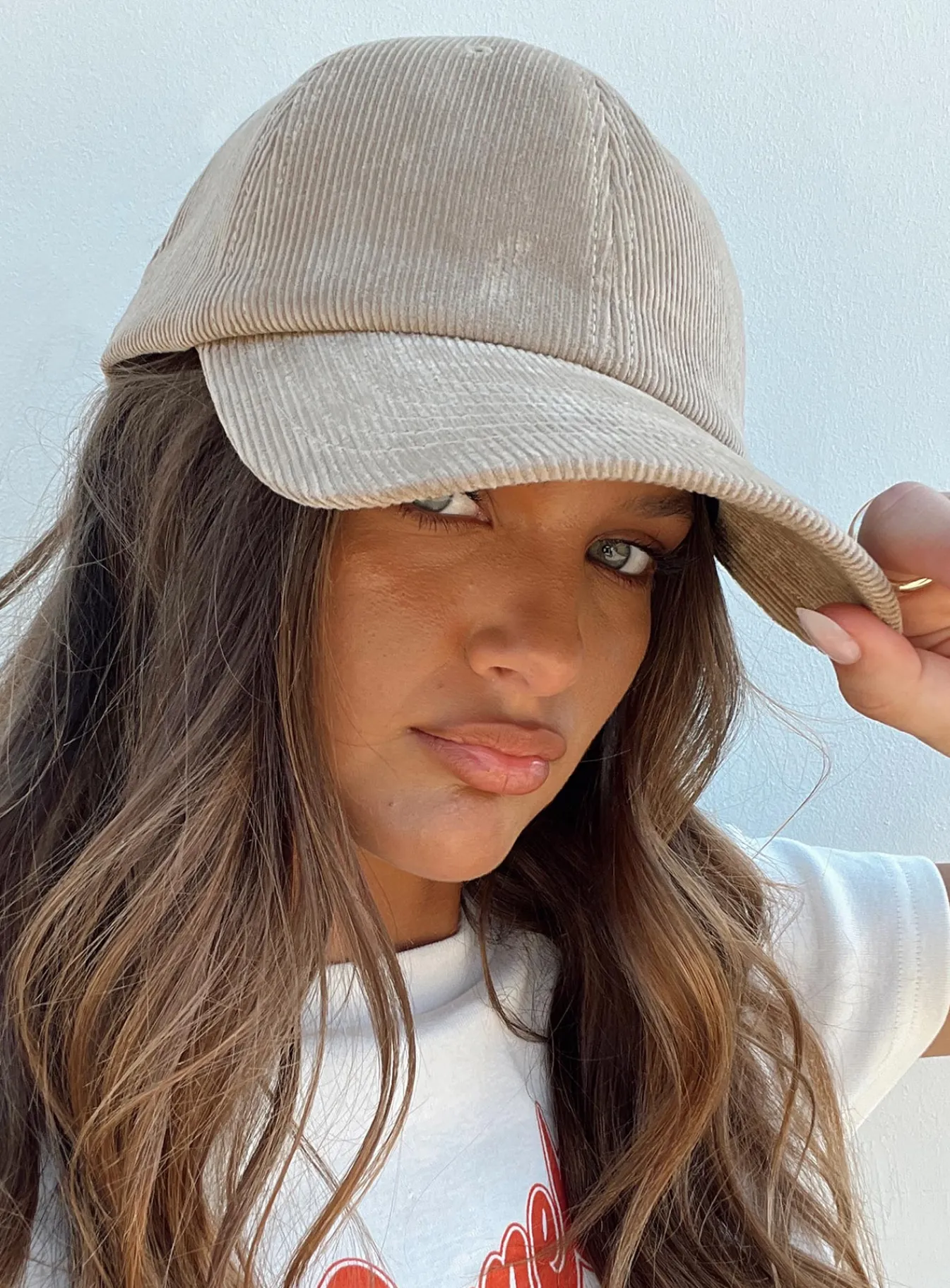 Princess Polly Tamba Corduroy Cap Brown Hot