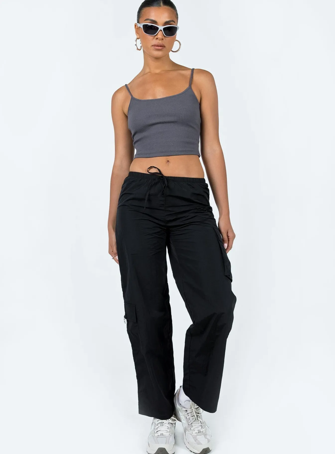 Princess Polly Tamiah Top Slate New