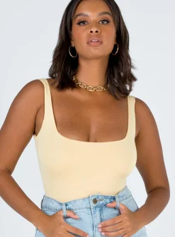 Princess Polly Tamikah Bodysuit   Yellow Online