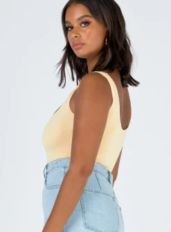 Princess Polly Tamikah Bodysuit   Yellow Online