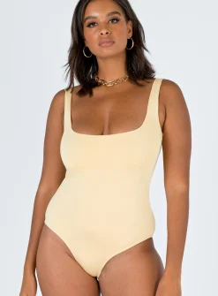 Princess Polly Tamikah Bodysuit   Yellow Online