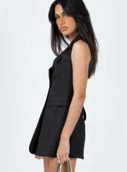 Princess Polly Tamina Mini Dress  Black Sale