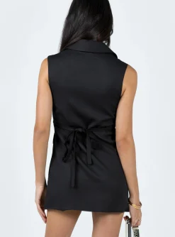 Princess Polly Tamina Mini Dress  Black Sale
