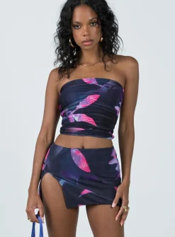Princess Polly Tammin Mini Skirt  Multi New