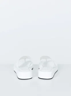 Princess Polly Tampa Sandals White New