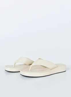 Princess Polly Tampa Sandals  Beige Flash Sale