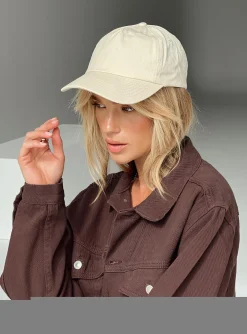 Princess Polly Tamra Cap Cream New