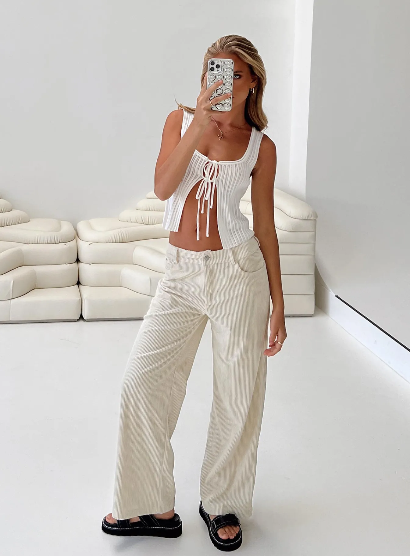 Princess Polly Tanaka Pants Beige Outlet
