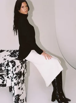 Princess Polly Tanna Midi Skirt  Cream Store