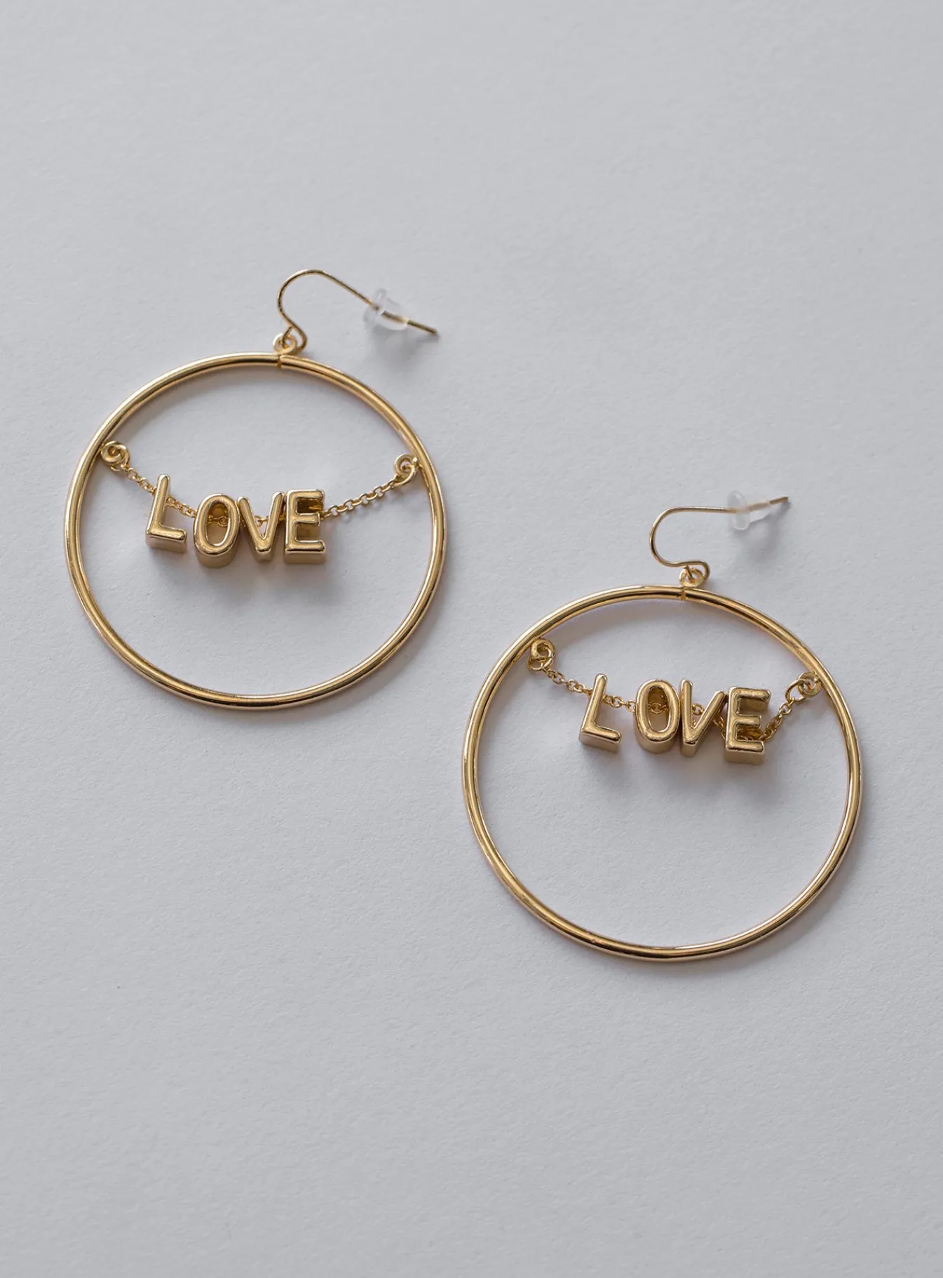 Princess Polly Tanzen Love Earrings Gold Best Sale