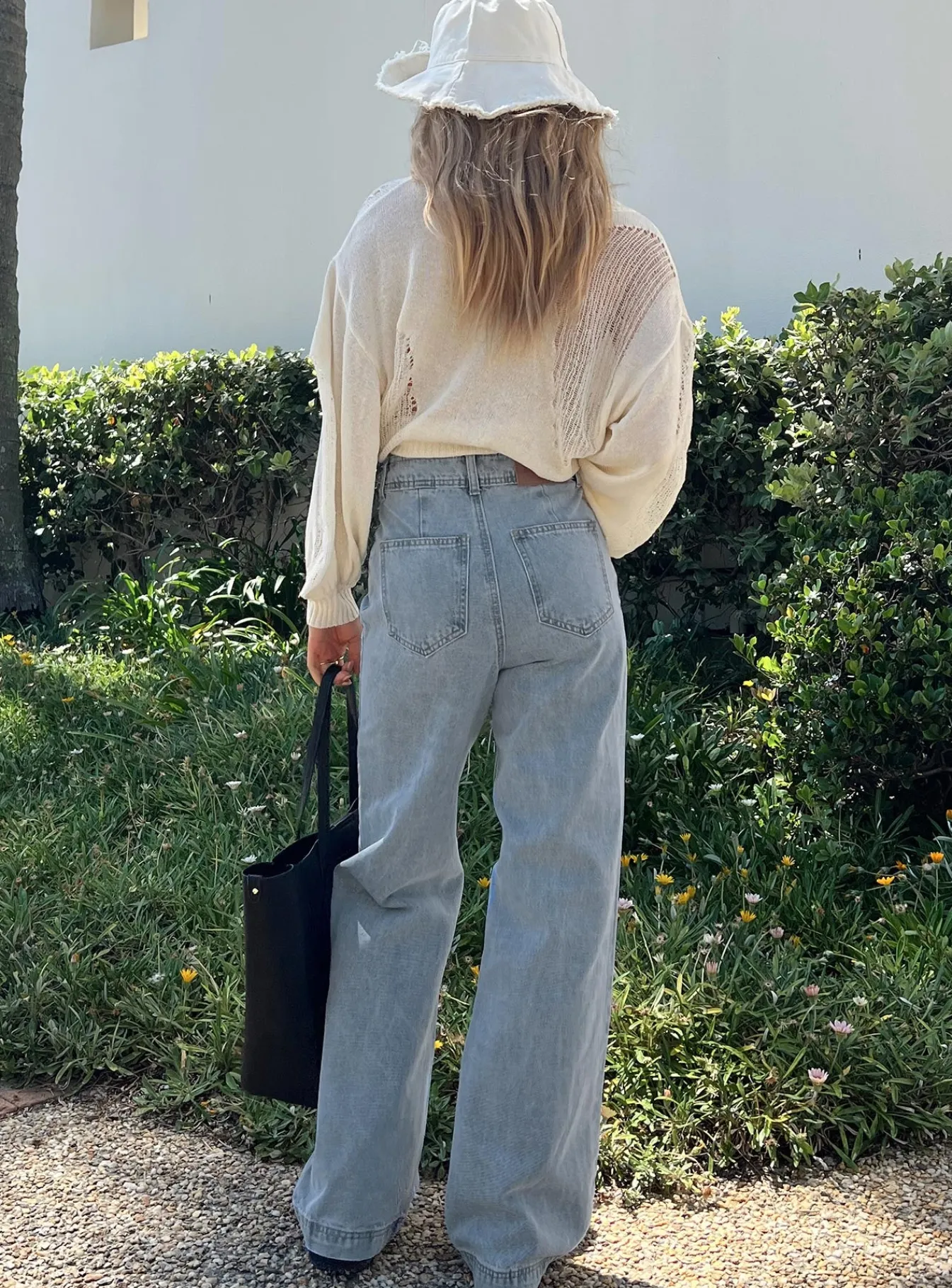 Princess Polly Tari Wide Leg Jeans Light Wash Denim Discount