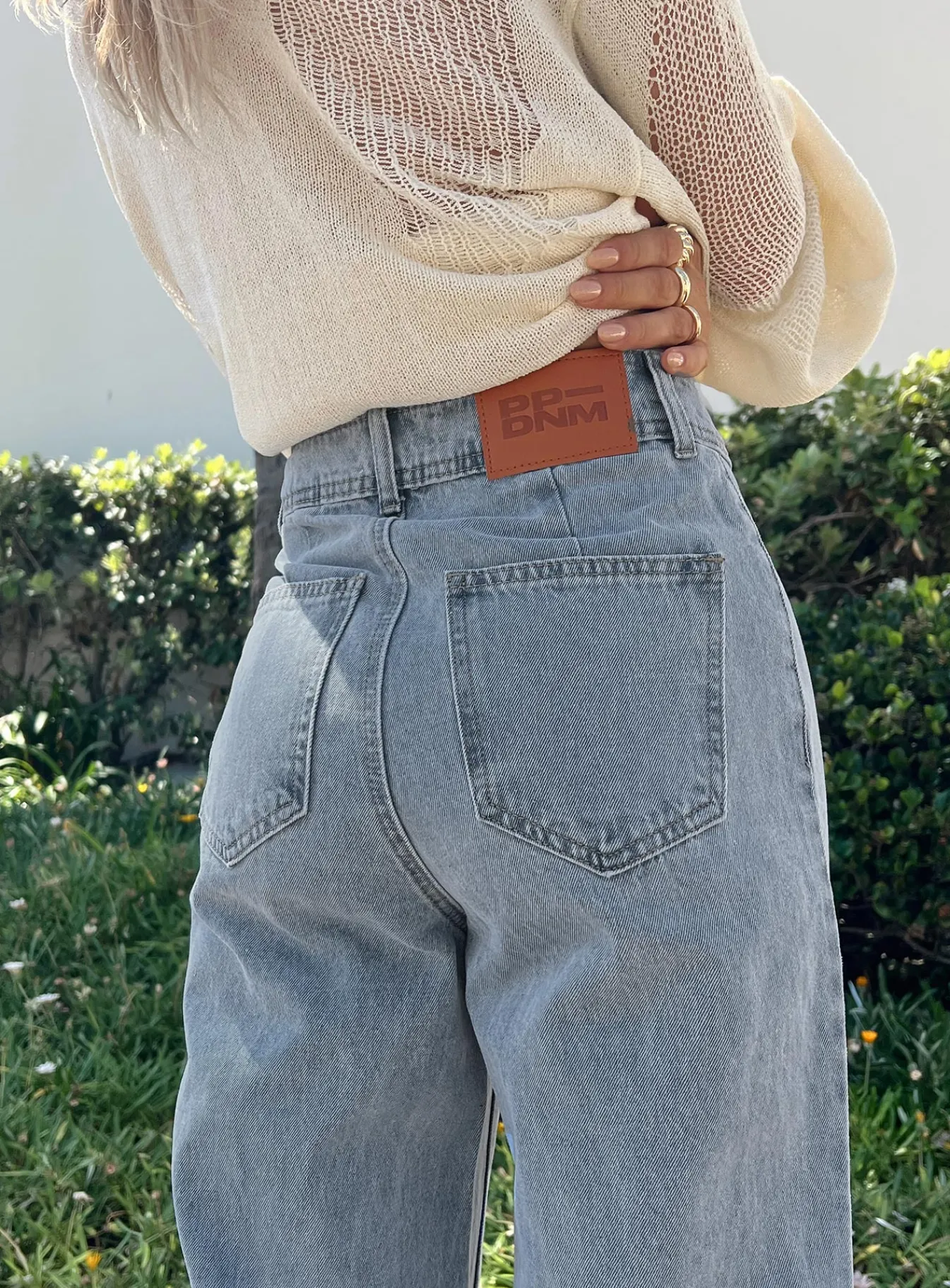 Princess Polly Tari Wide Leg Jeans Light Wash Denim Discount