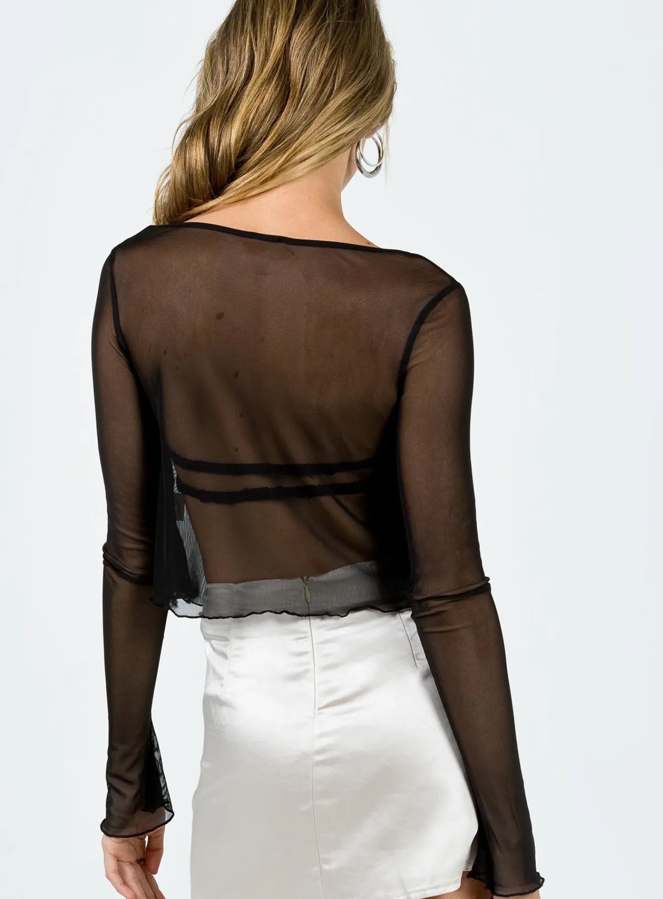 Princess Polly Tasia Long Sleeve Top Black Flash Sale