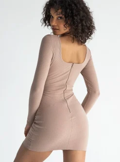 Princess Polly Taurus Mini Dress Beige Store
